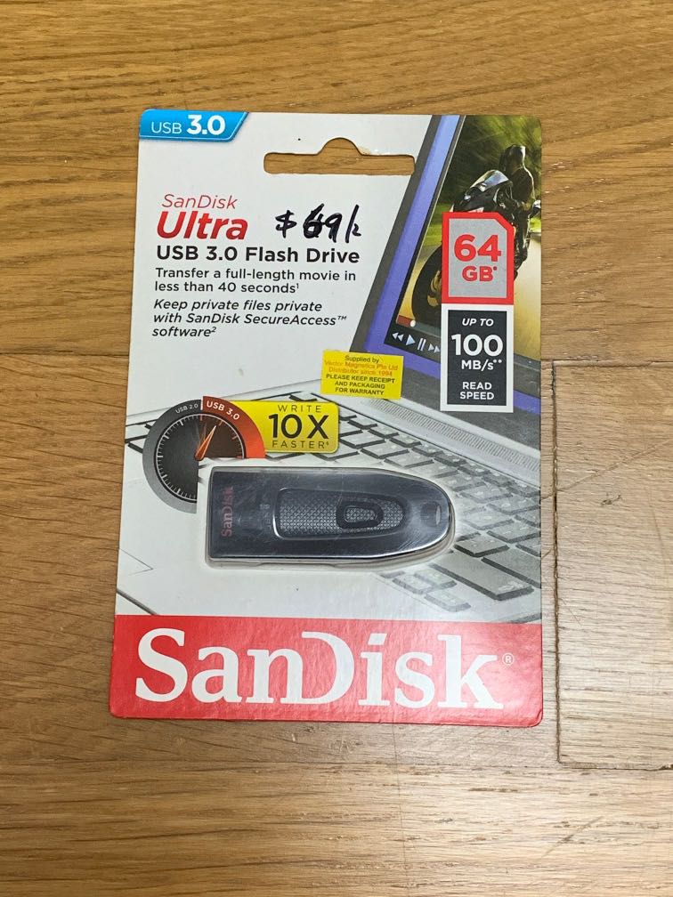 SanDisk Ultra USB Flash Drive, Computers & Tech, Parts & Accessories