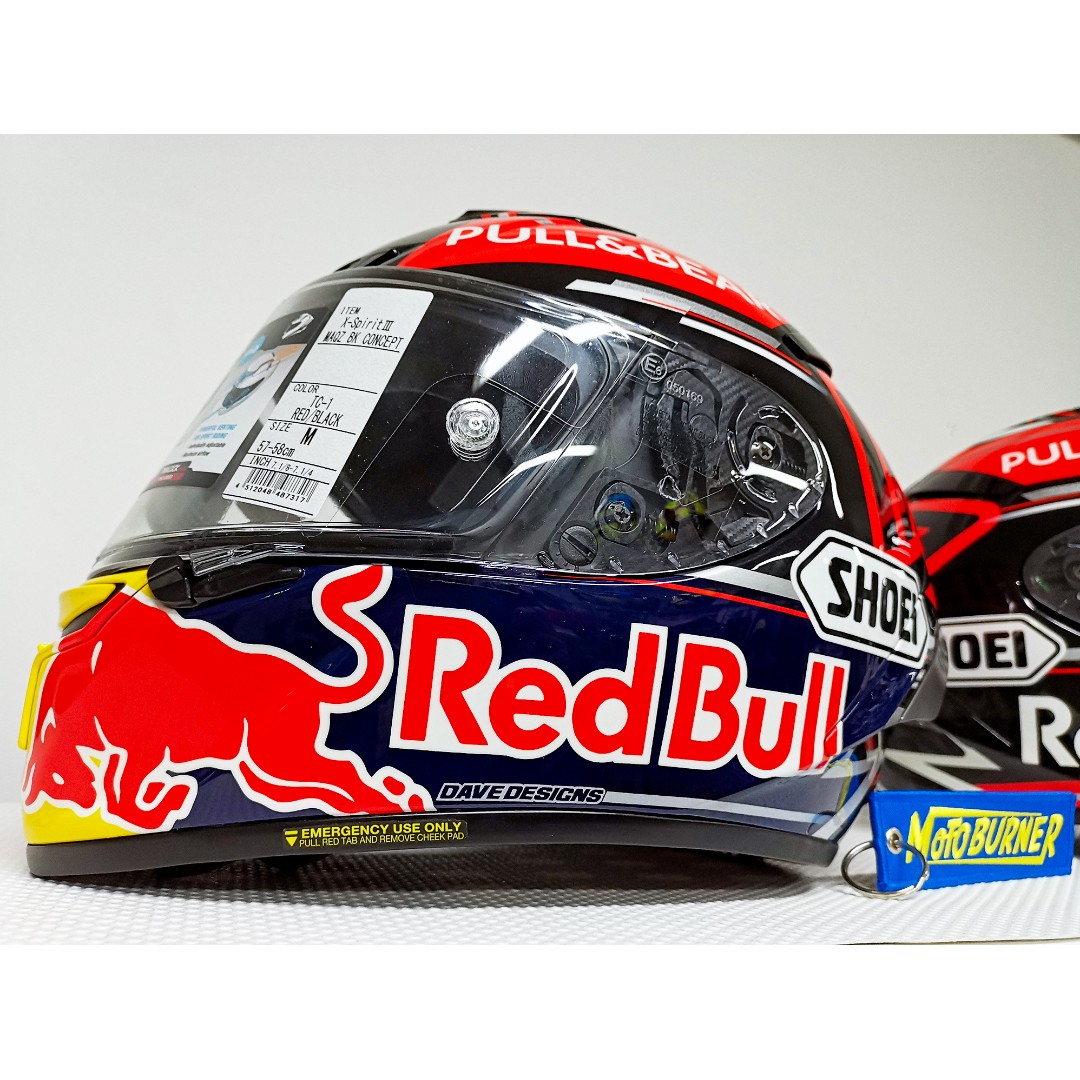 Shoei helmet red bull clearance