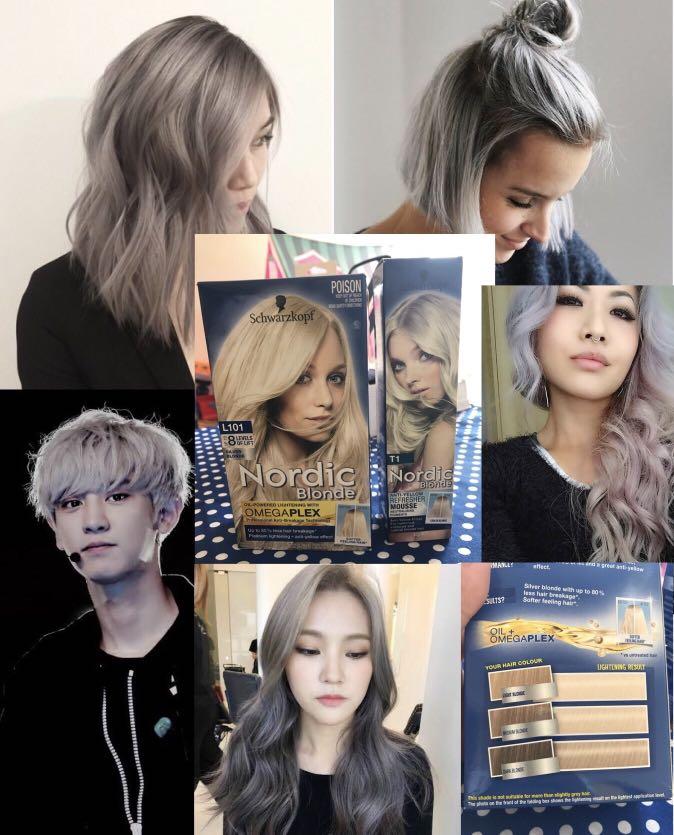 澳洲直送 Silver Hair Package Schwarzkopf Nordic Silver Blonde