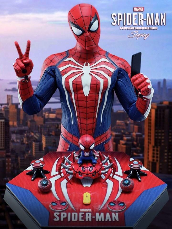 Hot toys 2025 spiderman advanced suit