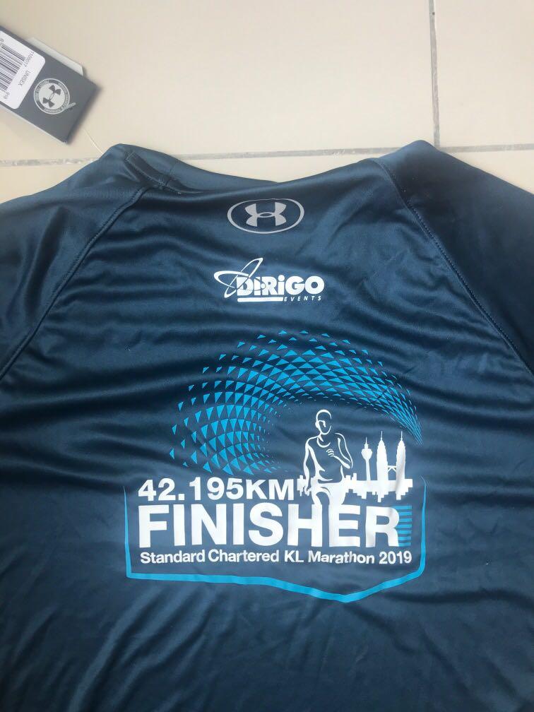 Standard Chartered KL Marathon Finisher Tee Shirt, Men's Fashion, Tops