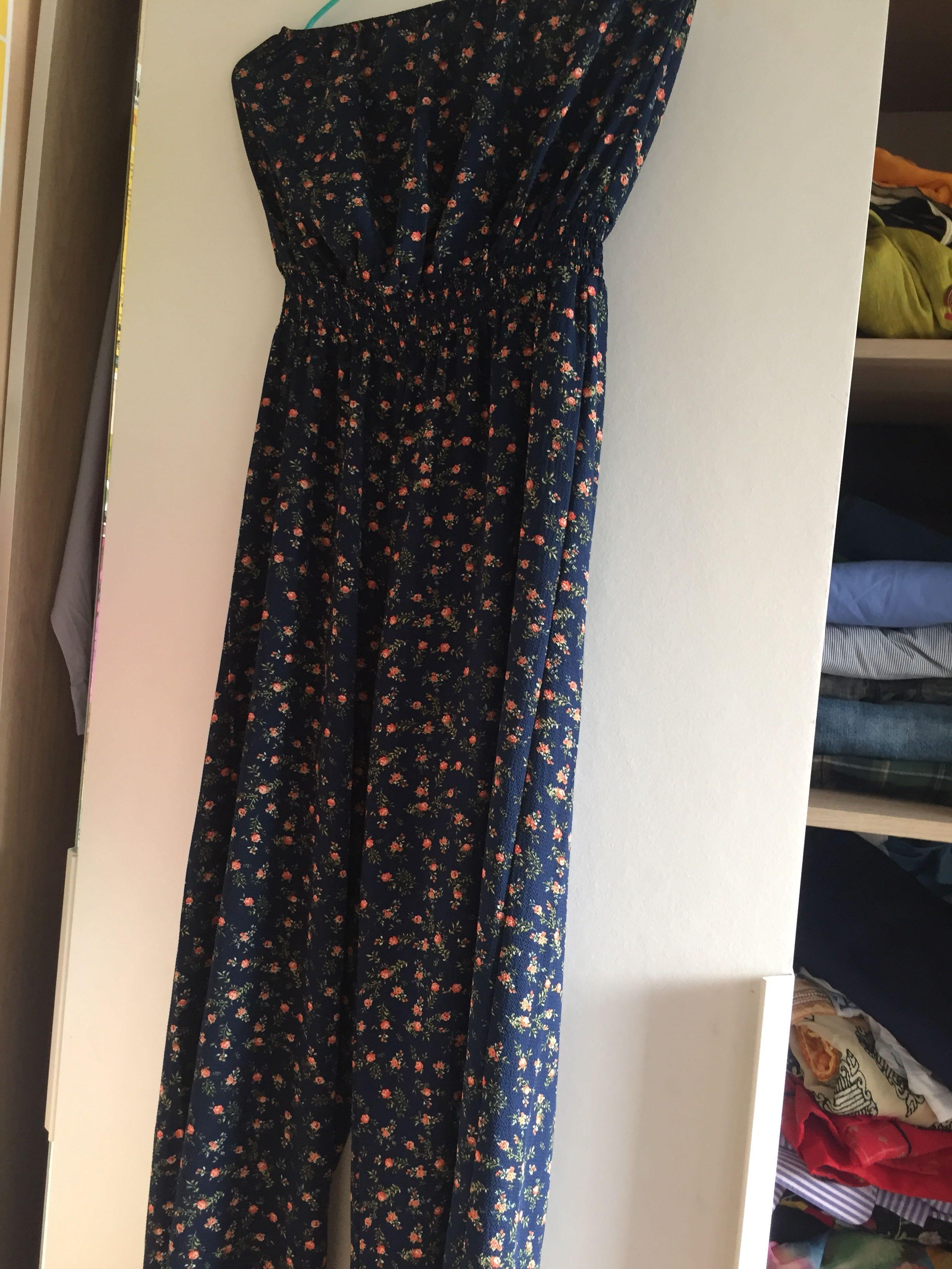 forever 21 strapless jumpsuit