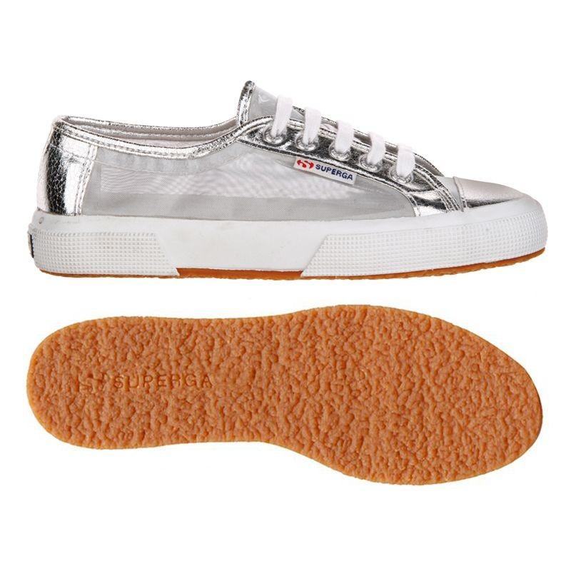 Superga 2750 netw silver sale