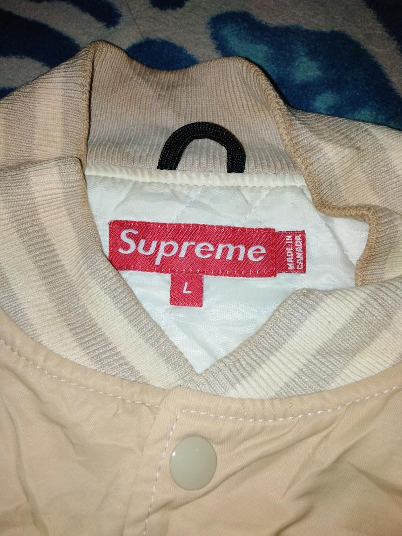 SUPREME APPLE VARSITY JACKET