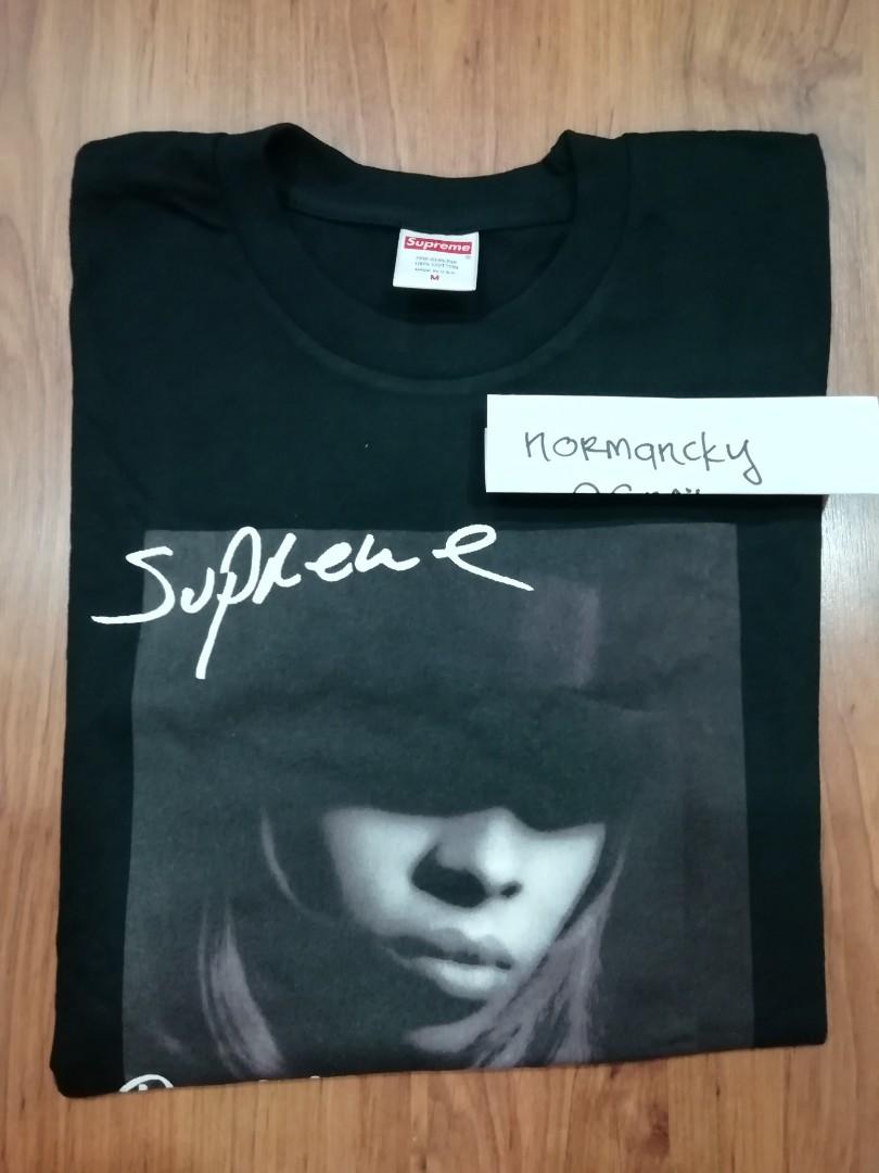 Supreme FW19 Mary J Blige tee (Black), Men's Fashion, Tops & Sets