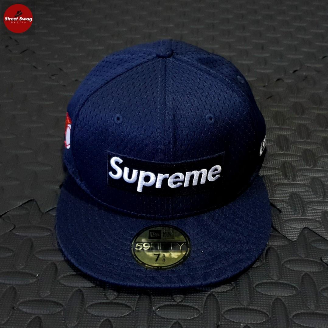 supreme navy hat