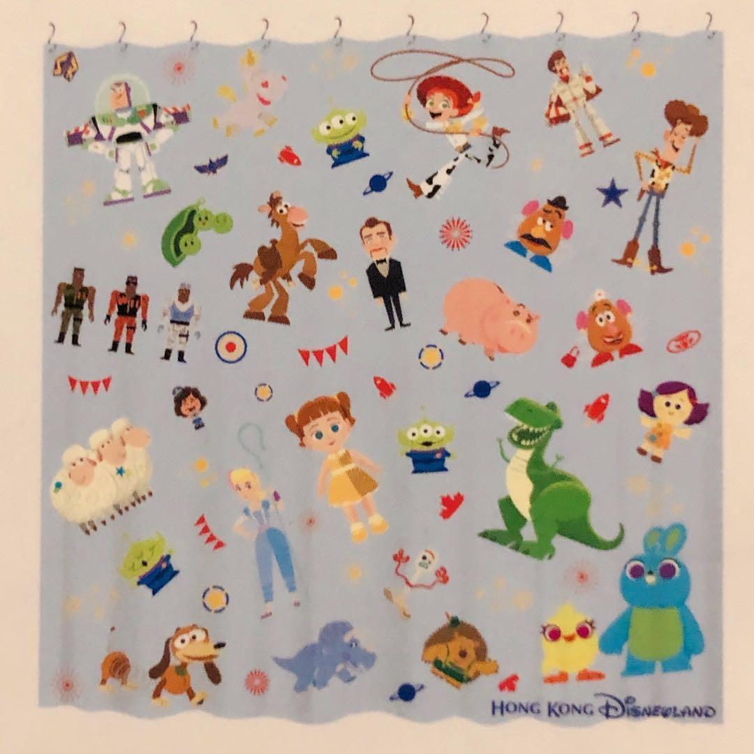 Toy Story 4 Shower Curtain Disneyland, Toy Story Shower Curtain