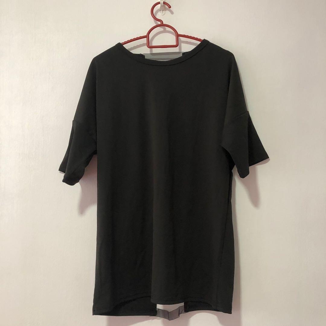 Plain black deals t shirt tumblr