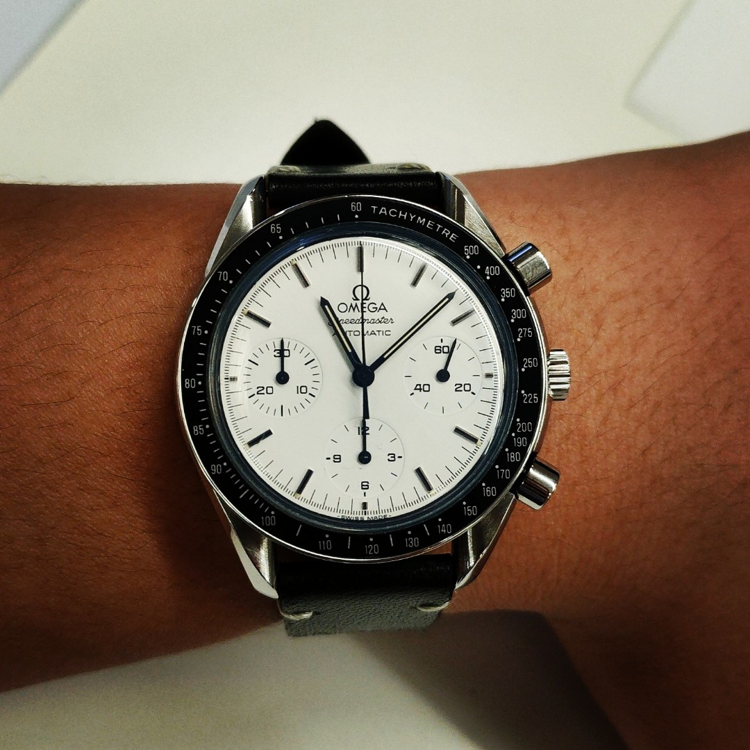 Speedmaster reduced white 2025 dial
