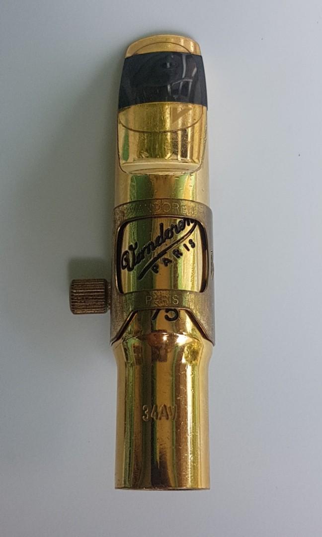 Vandoren V16 Tenor Saxophone Metal Mouthpiece, T75 with Optimum