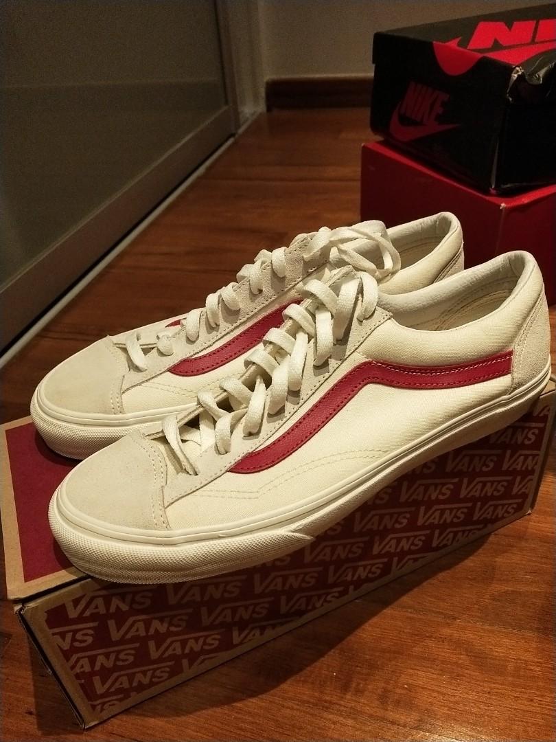 marshmallow racing red vans