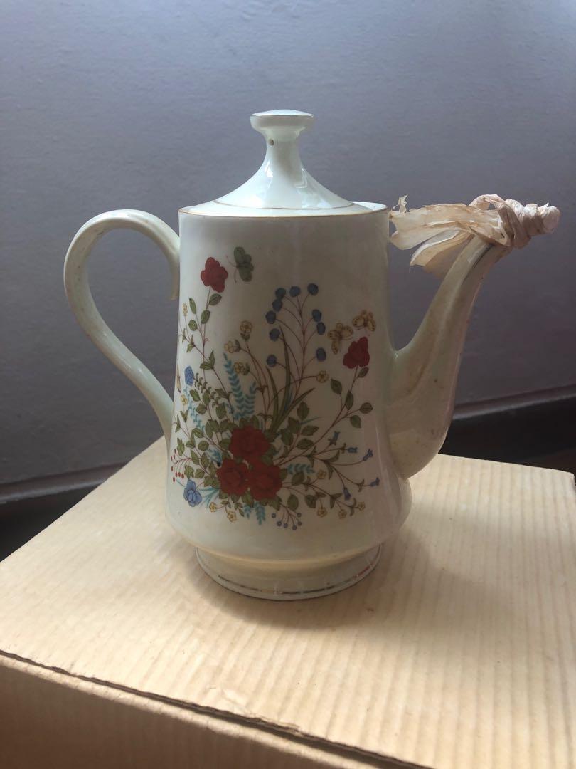 Vintage 14 piece ivory tea set, Furniture & Home Living, Kitchenware & Tableware, Coffee & Tea