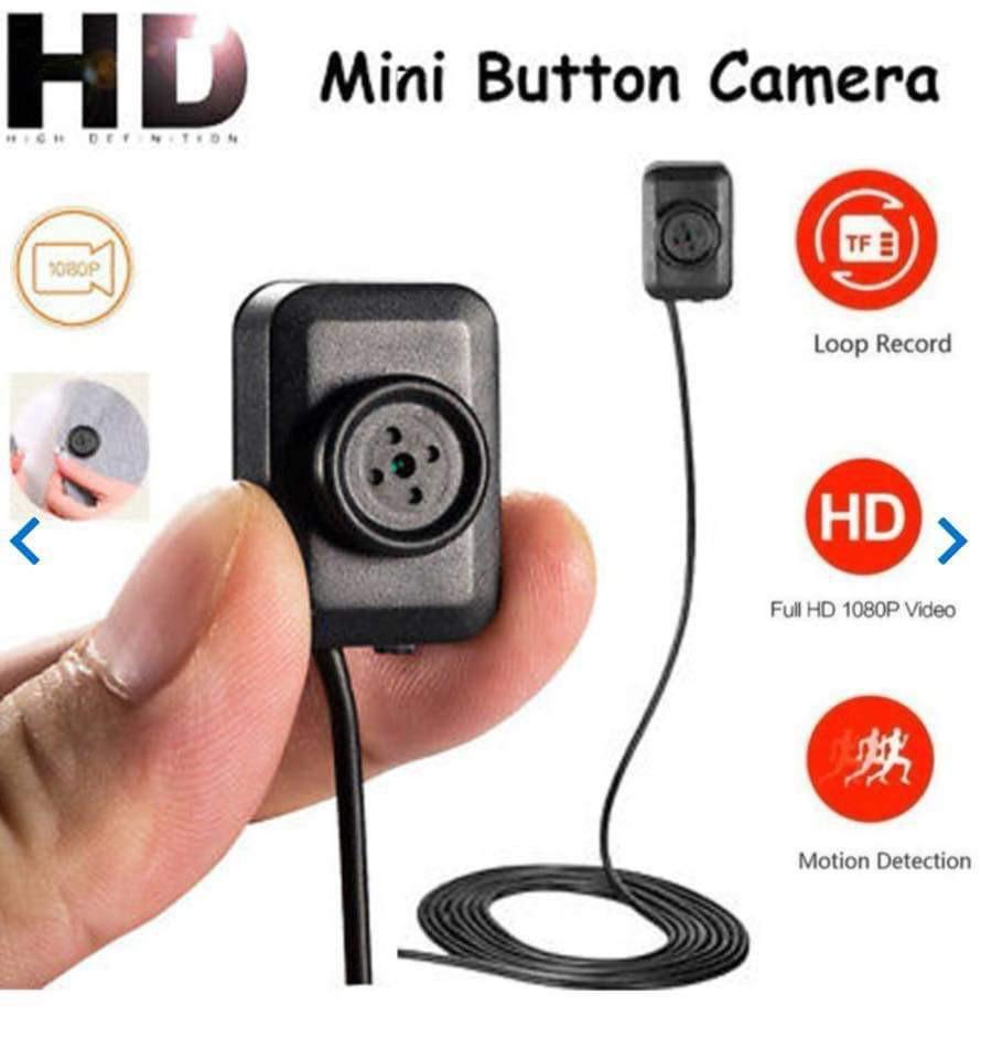 1080p Covert Hidden Camera Button Mini Spy Cam Discreet Video DVR