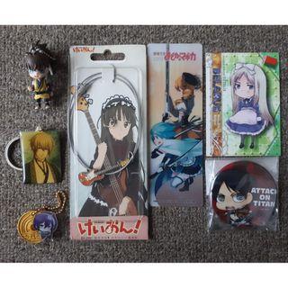 Anime Postcards, Keychains & More
