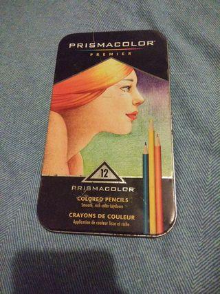 Prismacolor Colored Pencils (12 Pcs)