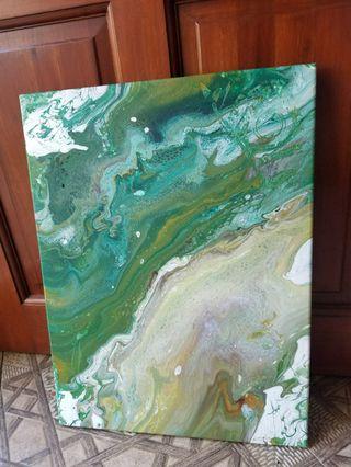 FLUID ABSTRACT PAINTING