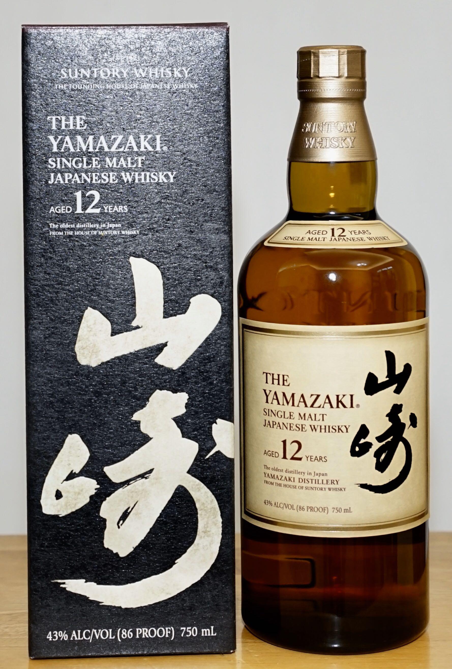 美版Yamazaki 山崎12年, 750ml, Whisky 威士忌, 嘢食& 嘢飲, 酒精飲料