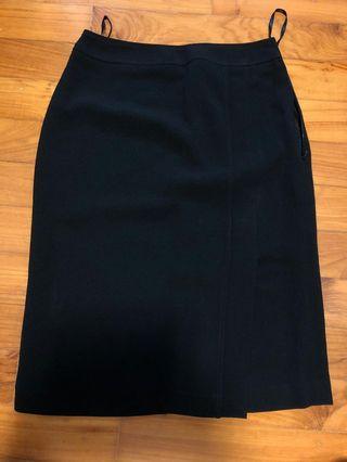 New Line Workwear Black Pencil Skirt