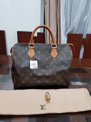 Preloved Authentic LV Speedy 30 Mono