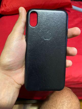 IPhone X  Apple leather case