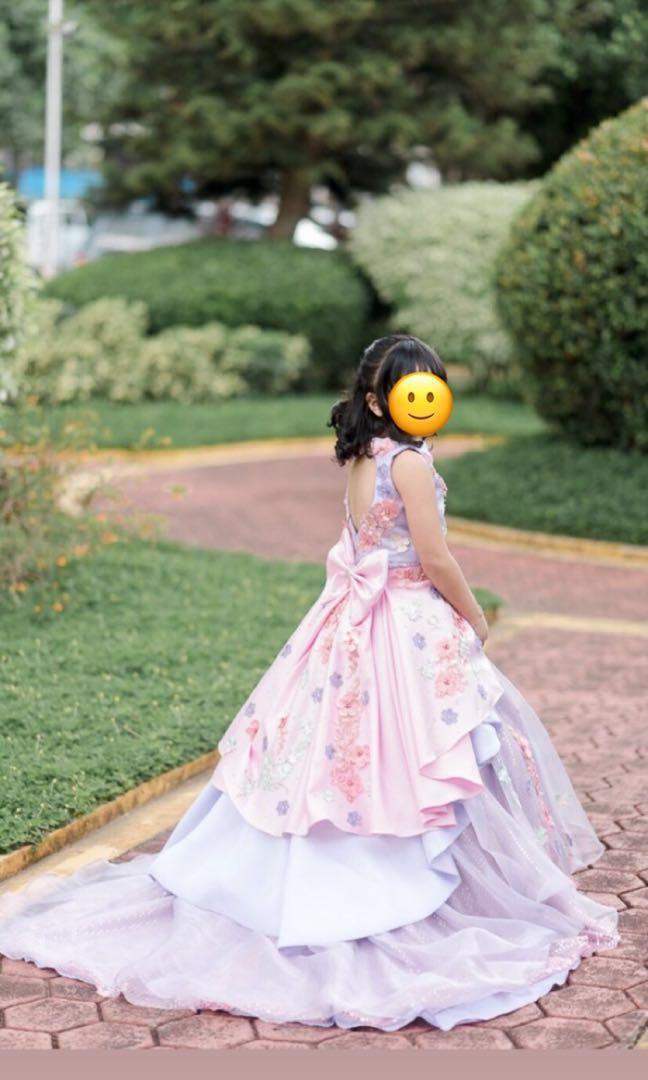 Princess ball gown for 7th birthday new arrivals