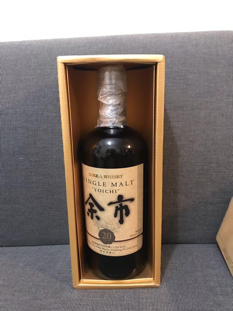 余市威士忌20年全新舊版有盒700mL, 嘢食& 嘢飲, 酒精飲料- Carousell