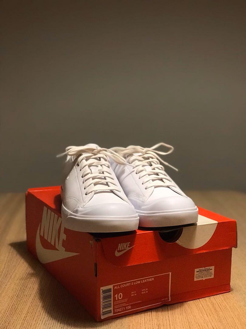💯 Nike All Court 2 Low (Limited - Triple White), Men's Fashion, Footwear, Sneakers on Carousell