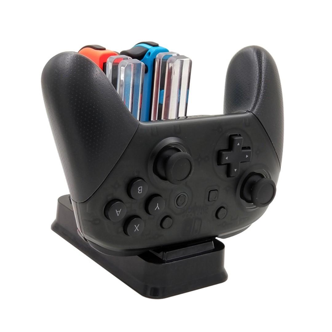 沒貨 全新nintendo Switch 2個joy Con 充電座switch Pro 手制主机充电器有燈柱代用 遊戲機 遊戲機裝飾配件 Carousell