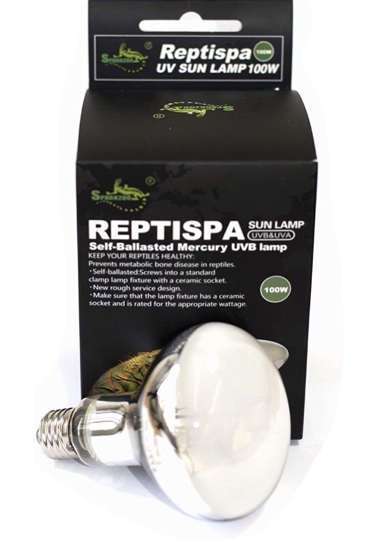 Reptile Mercury Vapour 100 Watt Lamp Uv Uva Uvb Heat Bulb