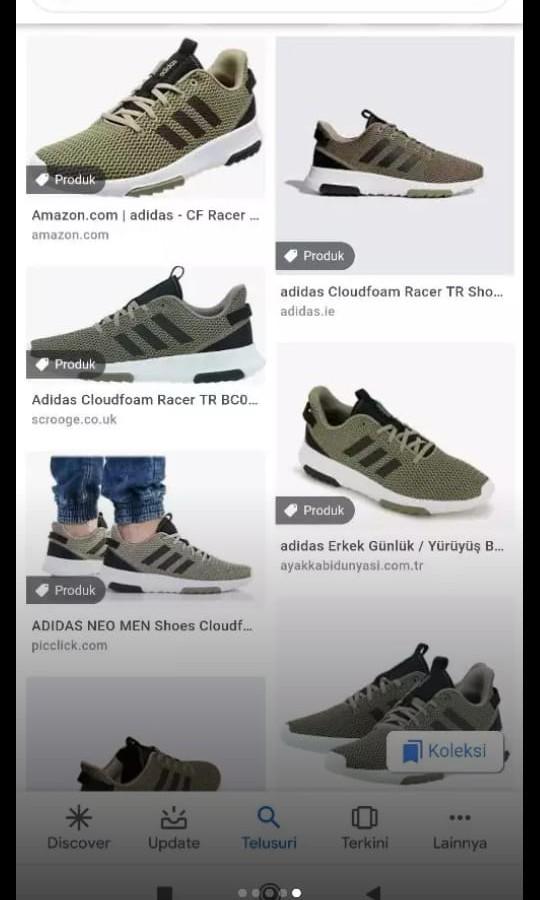 Adidas Cloudfoam Racer Tr Shoes Fesyen Pria Sepatu Sneakers Di Carousell