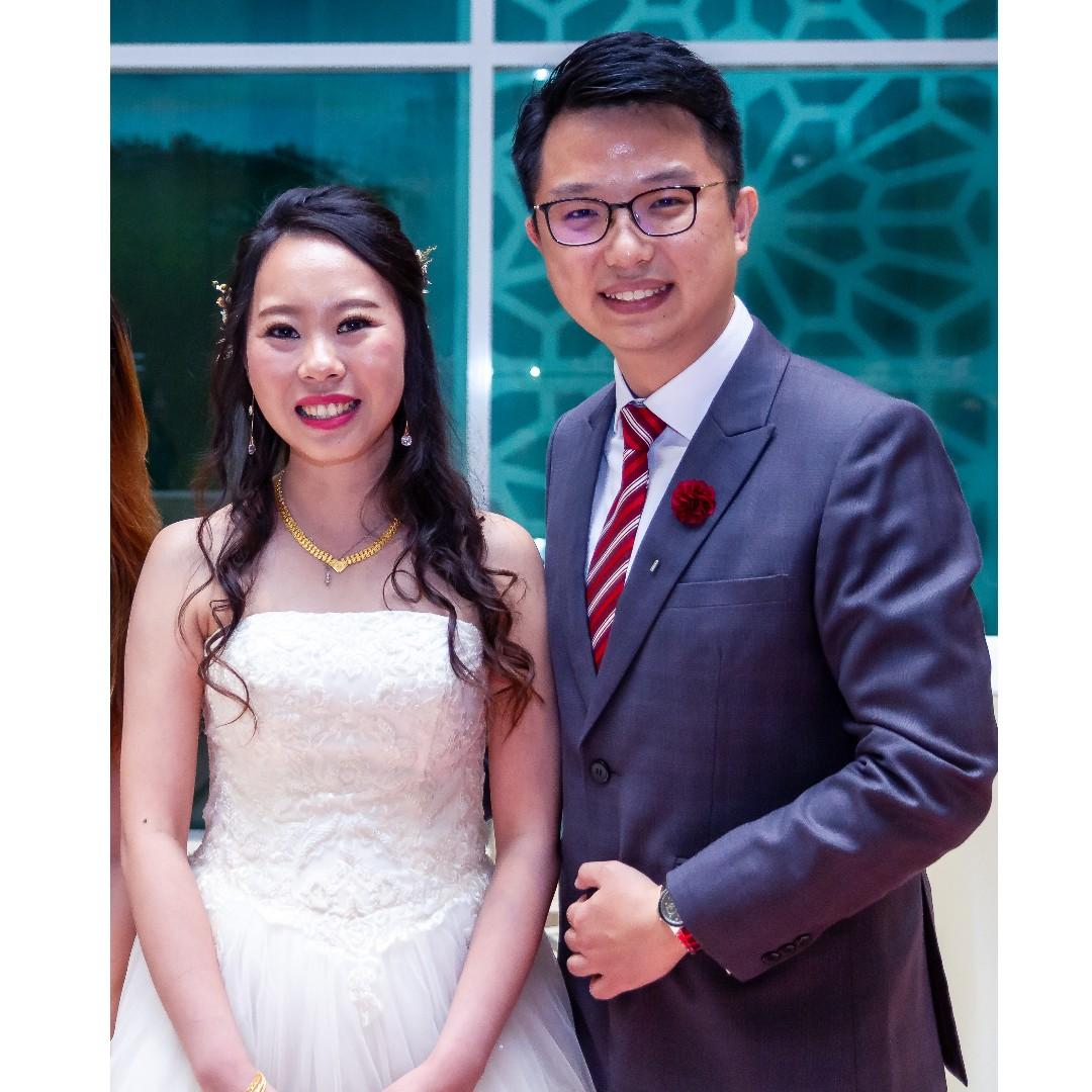 Affordable White Wedding Gown