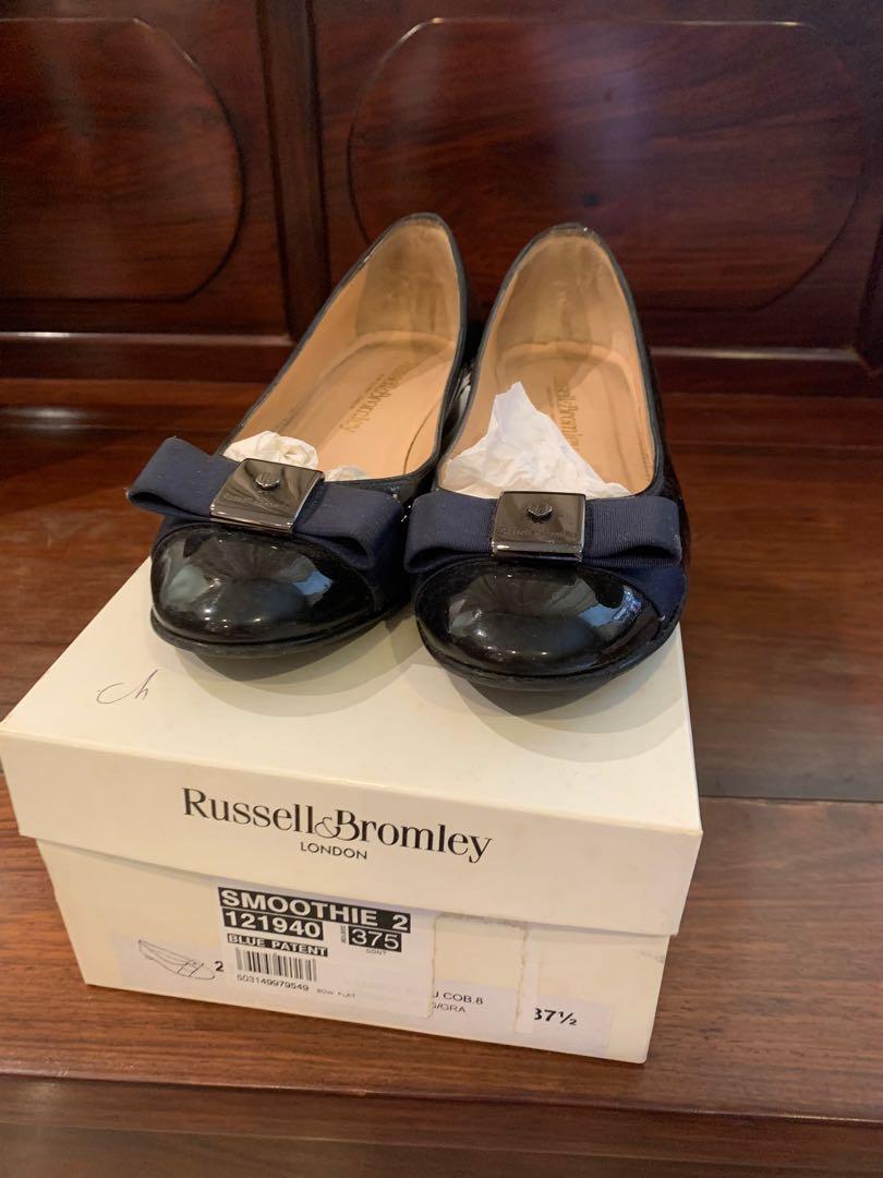 russell and bromley blue shoes