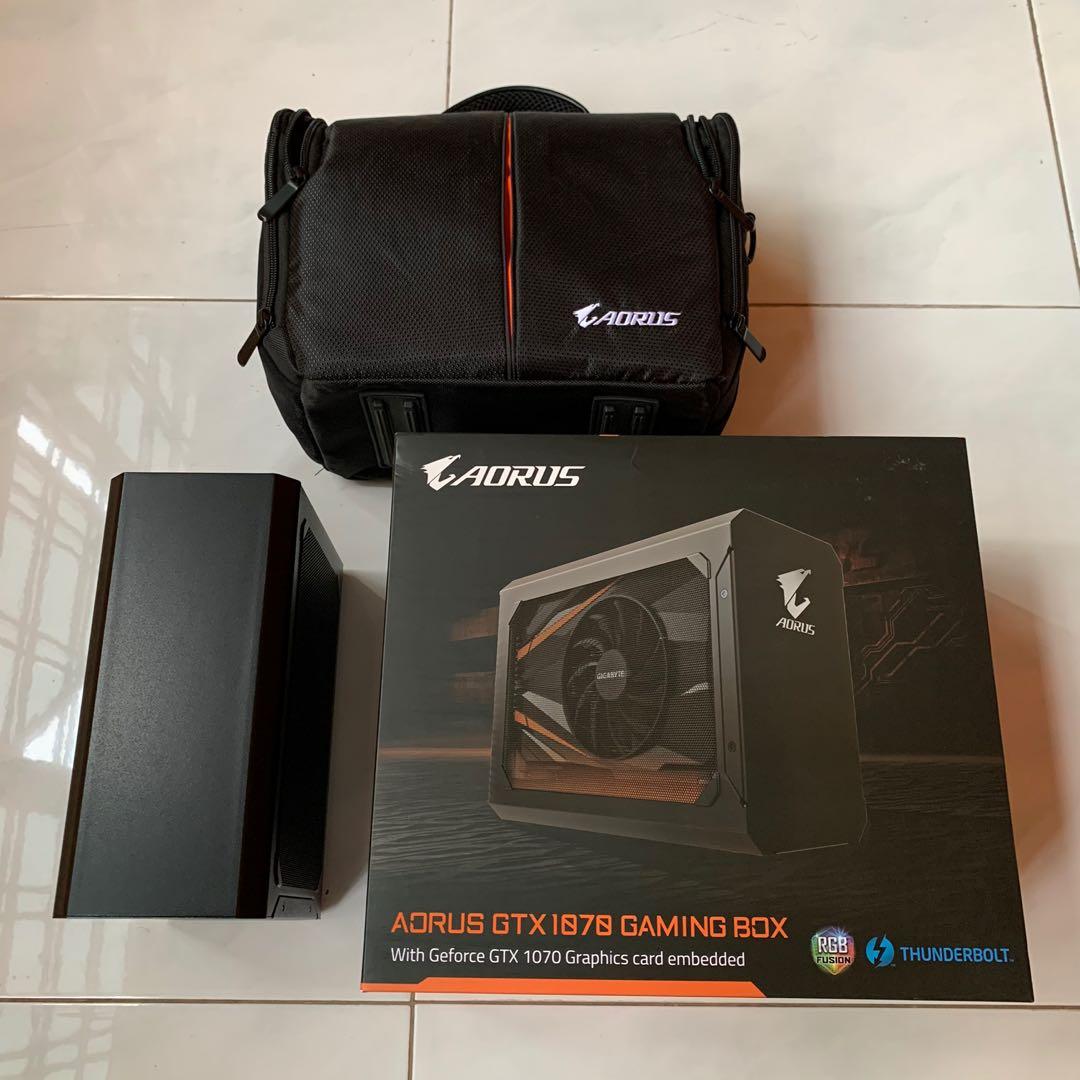 Aorus Gaming Box GTX 1070 eGPU Computers Tech Parts Accessories Computer Parts on Carousell