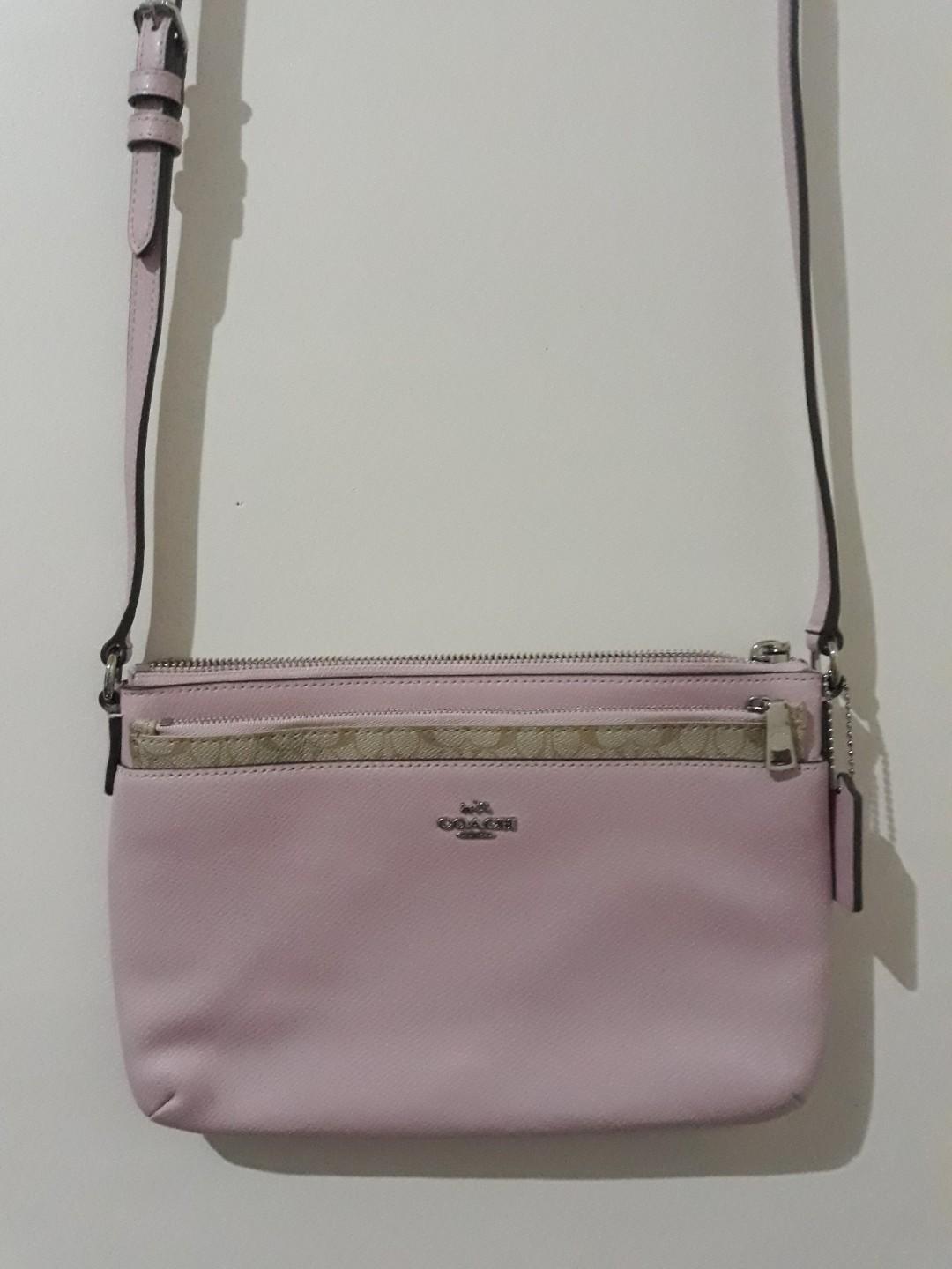 baby pink sling bag