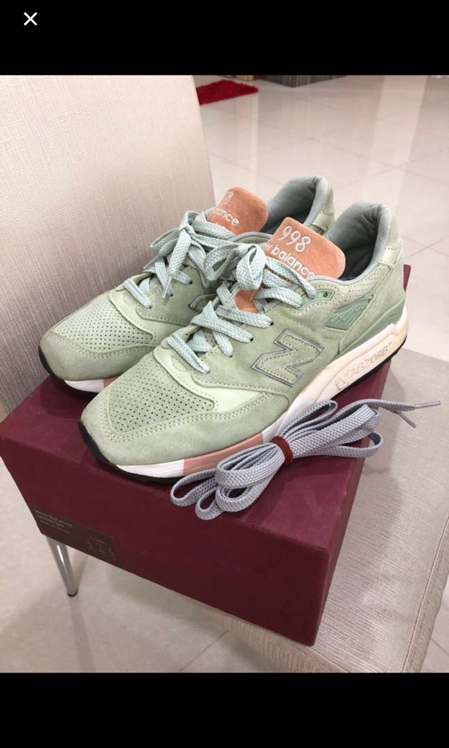 new balance 998 concepts x tannery mint