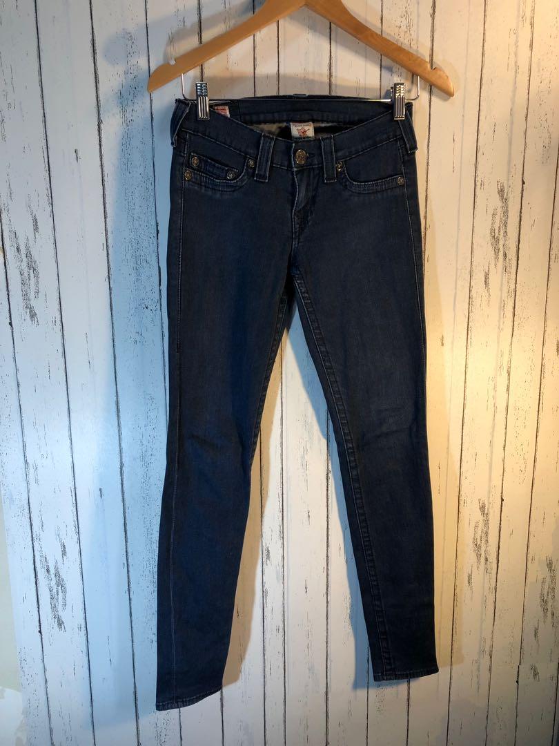 AUTHENTIC True Religion Dark Denim Jeans (US Size 28) (Category: Jeans) located in San Juan City. Submitted by flyboutique (Listing ID 255251196, Image 3). Description: ➖ Brand New, Preloved, & BNWOT clothing from my travels ➖ Condition: PRELOVED. In Excellent Condition. Size: Best fit waist sizes 27-28 Retails for: USD 300+ or ₱15k+ ✖️ Last price already ✖️ NO WW, Measurements due to busy sched- pls understand that i am constantly traveling for 