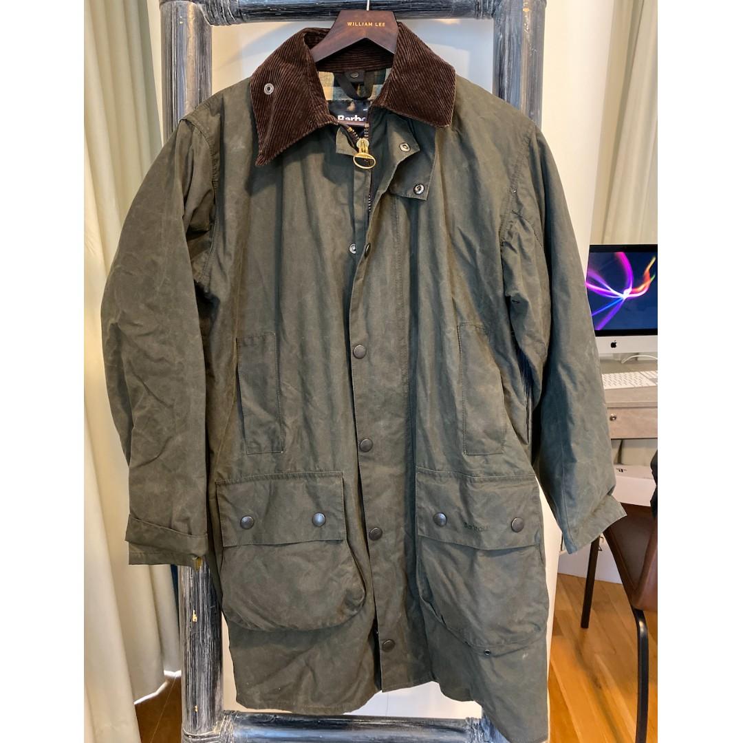 barbour border jacket hood