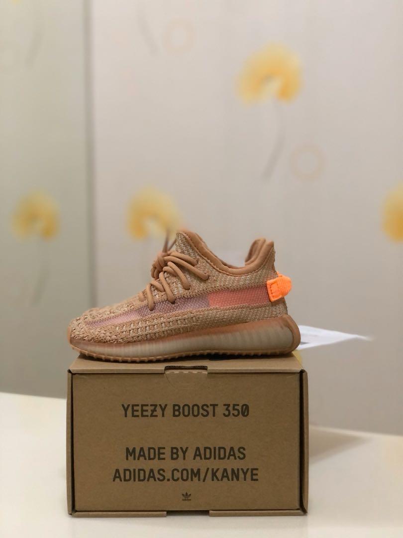BN Adidas Yeezy Boost 350 V2 Clay Infant US7.5K, Babies u0026 Kids, Babies u0026  Kids Fashion on Carousell