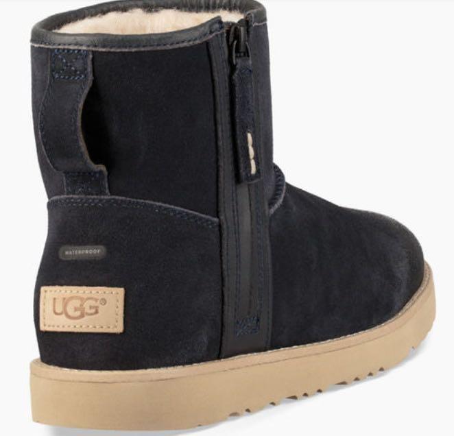 classic mini zip waterproof boot