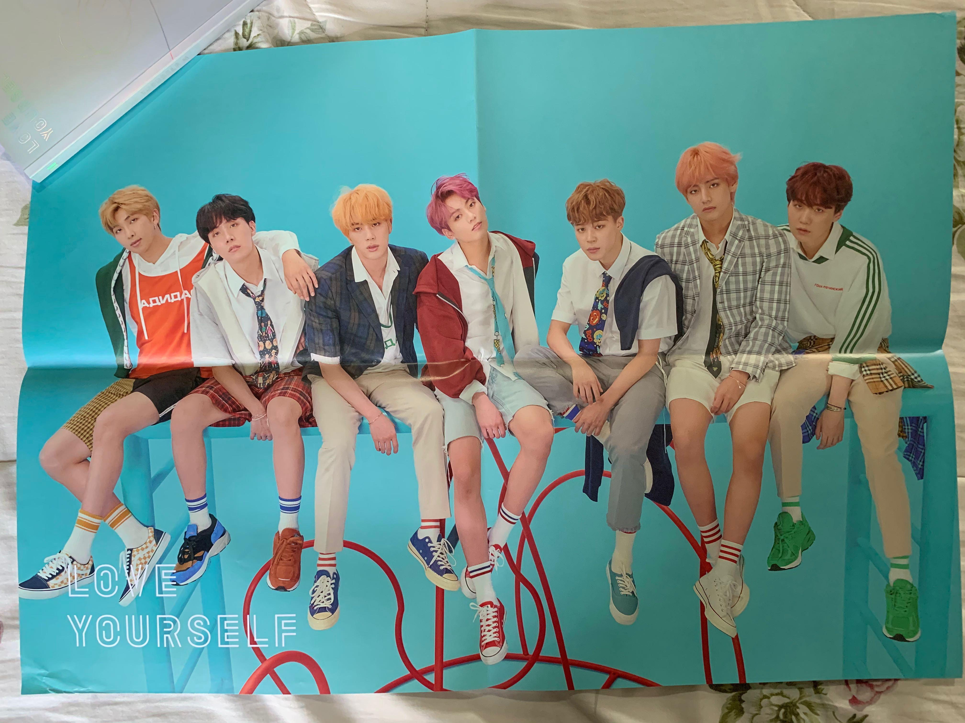 #BTS Original Poster Love Yourself:Answer (L) Folded ...