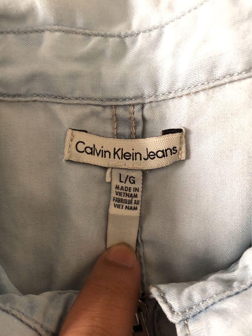 Calvin Klein Denim Dress, Women's Fashion, Maternity wear on Carousell