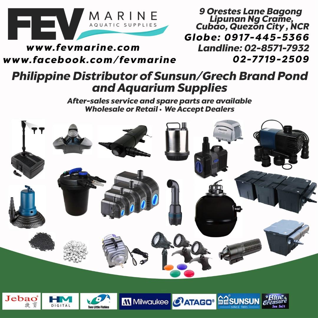 Canister Pond Filter with UV (Category: Homes & Other Pet Accessories) located in Quezon City. Submitted by fevmarine (Listing ID 238458876, Image 2). Description: Canister Bio filter with UV for Koi Fish Pond by Sunsun Brand New. We are importer of above items. Source it direct from us. Grech is GS Germany and ETL USA certified. CPF-2500 with 11 W UV. CPF-3500 with 11 W UV. CPF-5000 with 11 W UV CPF-10000 with 11 W UV. CPF-15000 with 18 W UV. CP