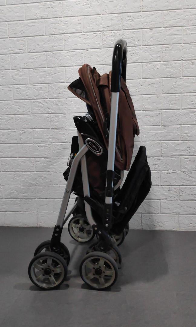 Capella Reversible One Hand Fold Stroller, Babies & Kids, Going Out, Strollers on Carousell