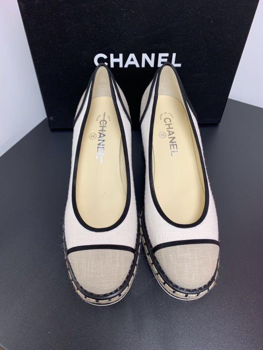 chanel wedges