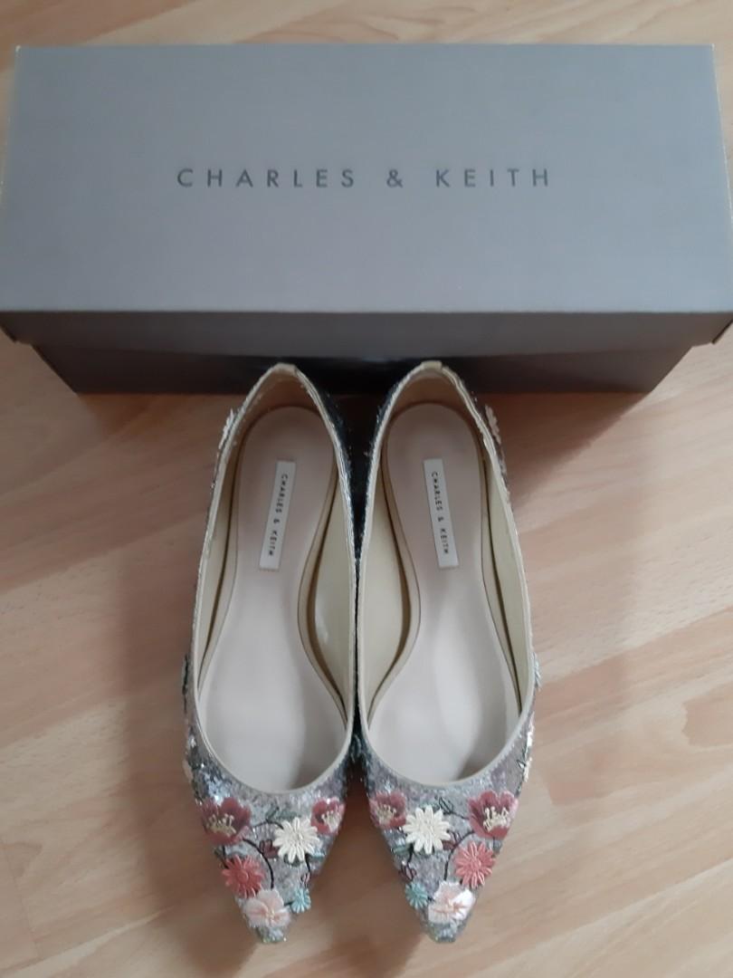 silver flat shoes womens