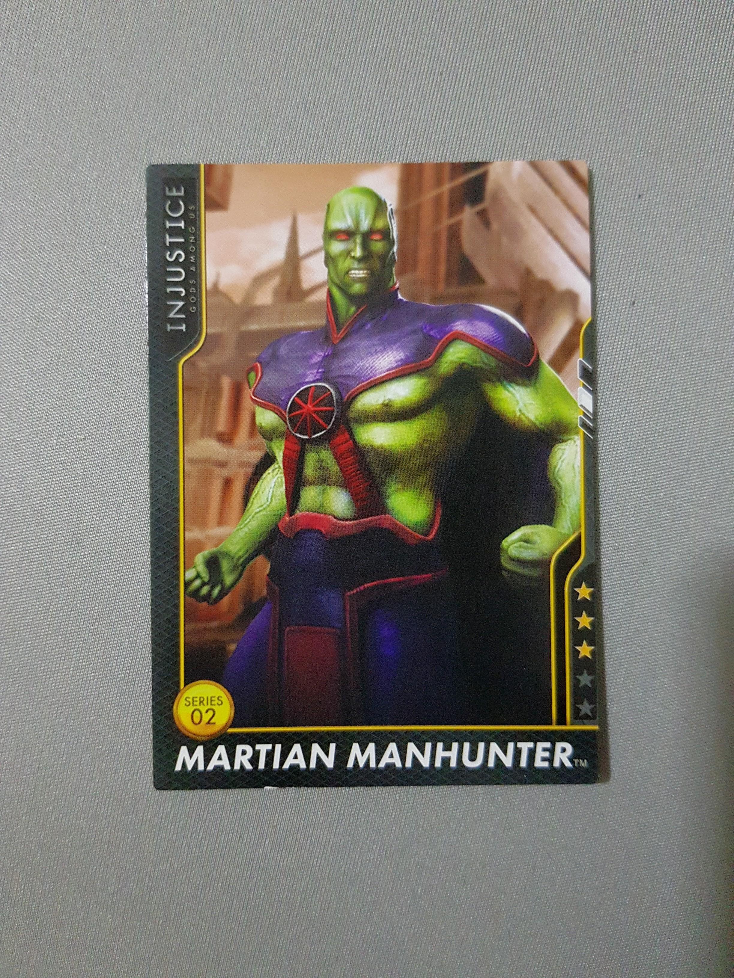 DC Comic Injustice Gods Among Us Martian Manhunter Gold ...