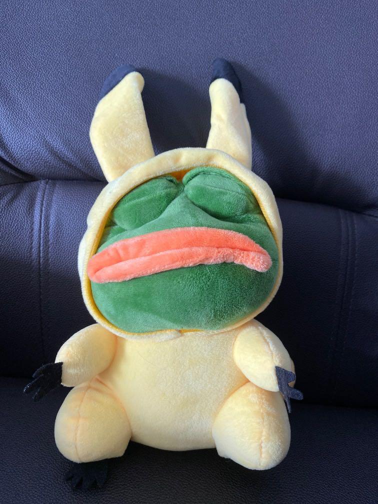 pepe frog plush toy
