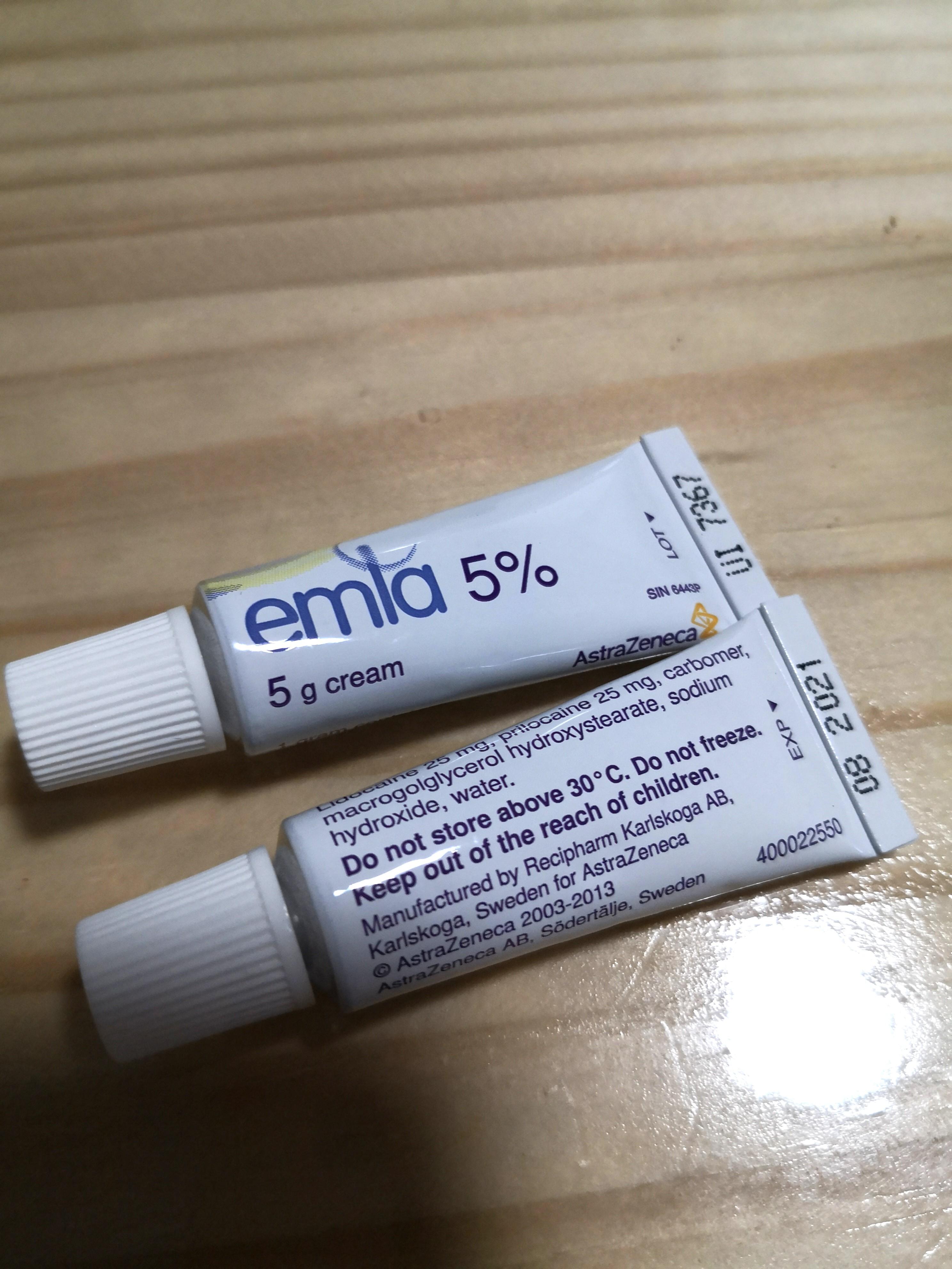 emla 5% numbing cream