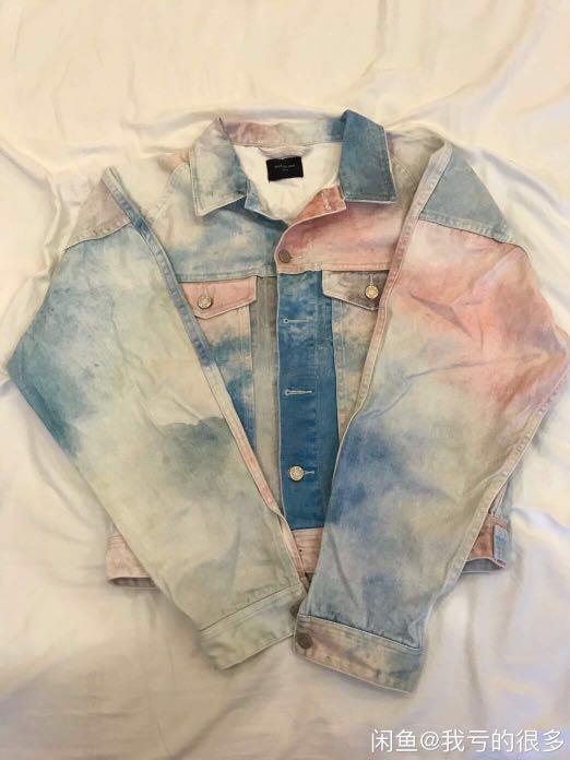 Fear of god cloud denim jacket hotsell