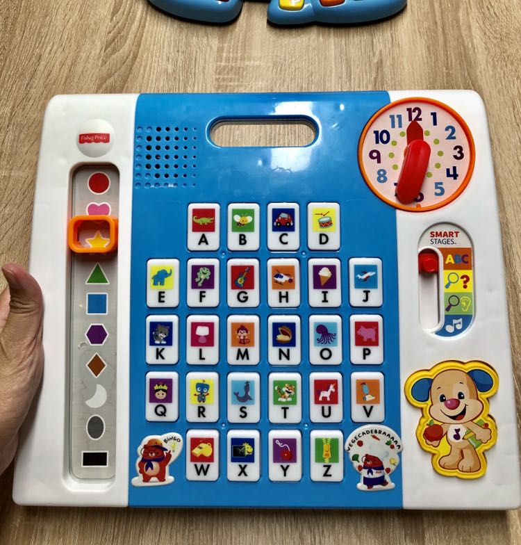 Fisher Price Laugh Learn Puppy s A to Z Smart Pad ABC Shapes